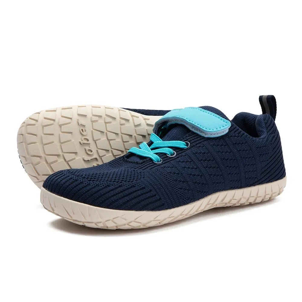 ZZFABER Kids' Barefoot Sneakers - Flexible Mesh Shoes for Boys and Girls