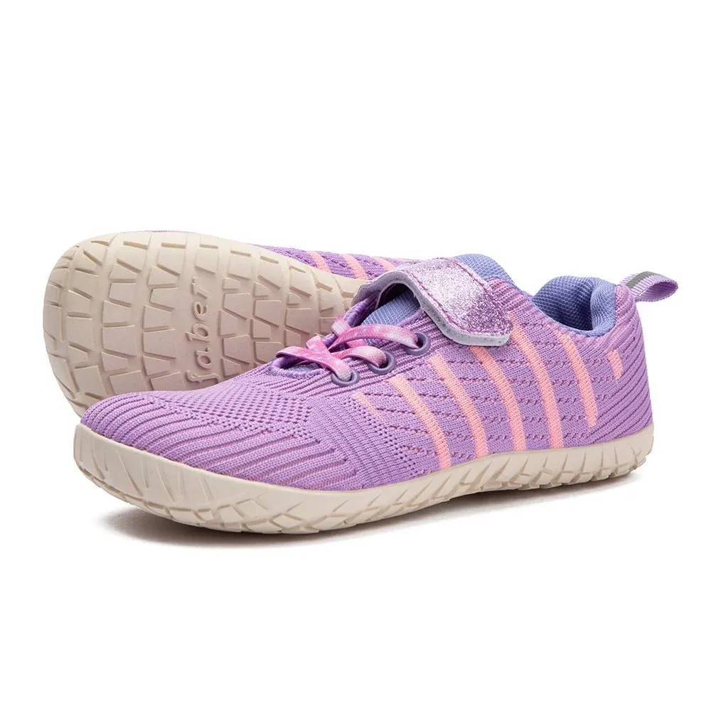 ZZFABER Kids' Barefoot Sneakers - Flexible Mesh Shoes for Boys and Girls